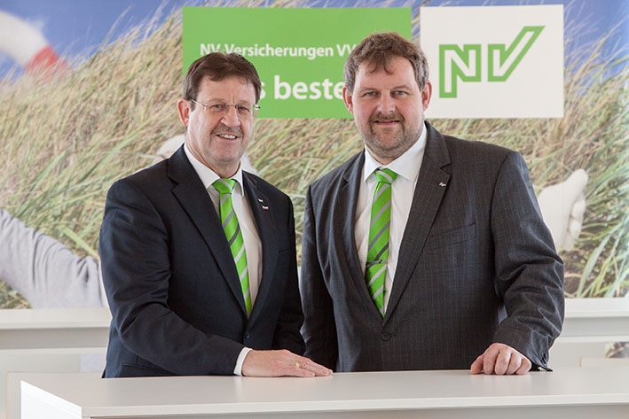 Die NV-Vorstände Arend Arends (links) und Holger Keck erwarten eine weiterhin dynamische Entwicklung