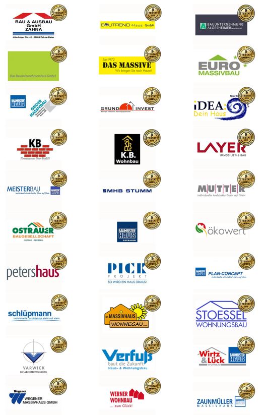 Top-Unternehmen aus dem Haus- und Wohnungsbau Top-Unternehmen aus dem Haus- und Wohnungsbau
