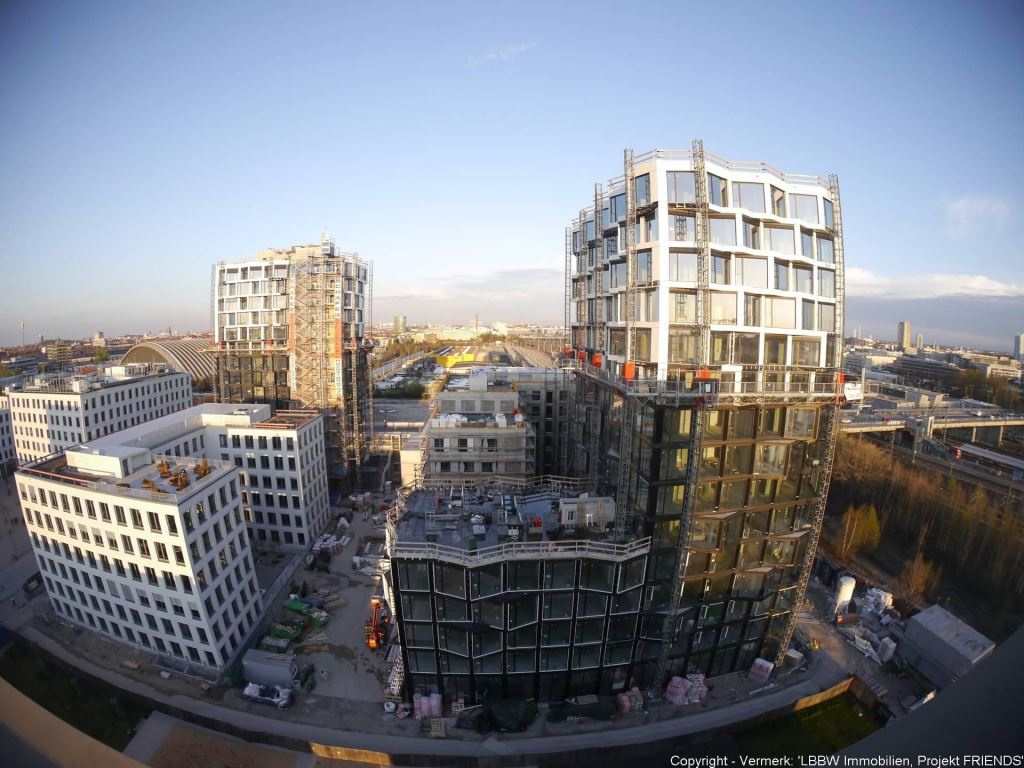 Baufortschritt FRIENDS (c) LBBW Immobilien