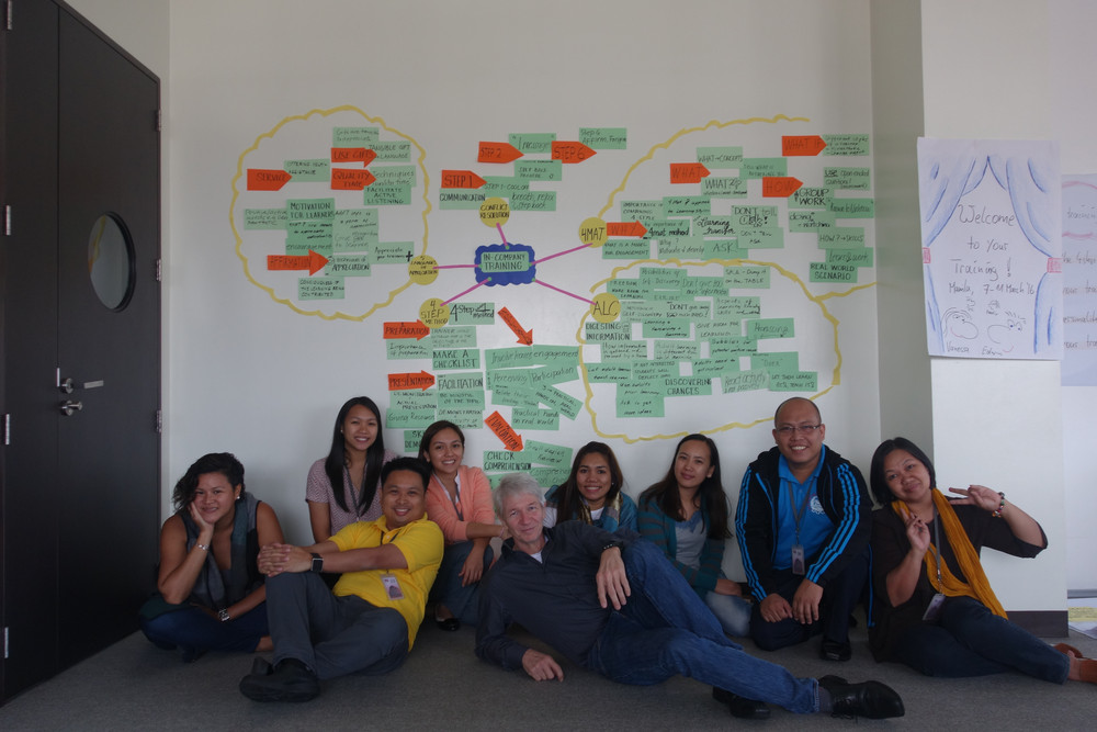 Trainer Edwin Lemke mit der AdA-Ausbildungsgruppe (Bildquelle: German-Philippine Chamber of Commerce Trainer Edwin Lemke mit der AdA-Ausbildungsgruppe (Bildquelle: German-Philippine Chamber of Commerce