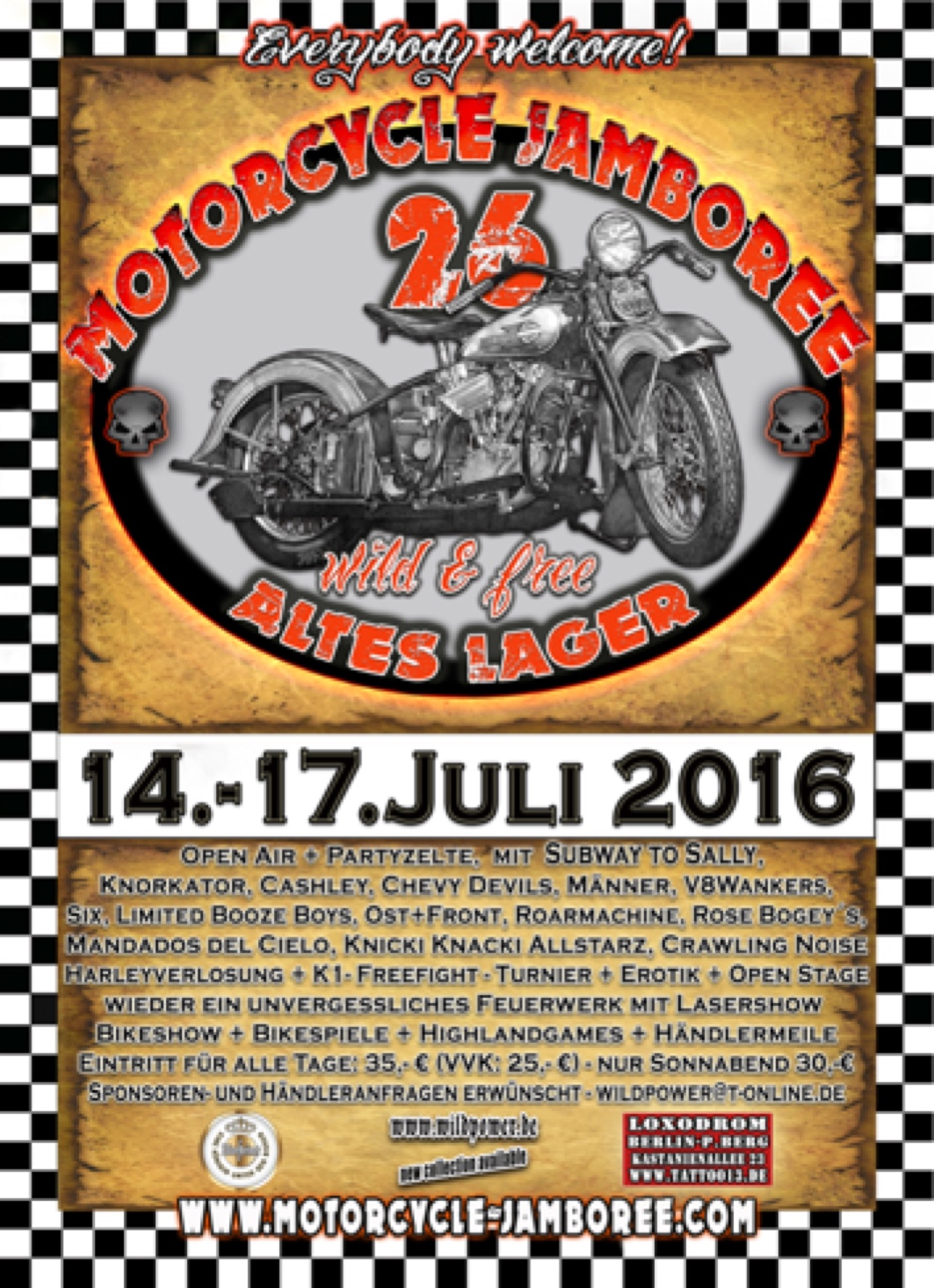 Motorcycle Jamboree 2016 in Altes Lager bei Jüterbog Motorcycle Jamboree 2016 in Altes Lager bei Jüterbog