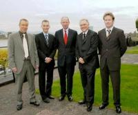 v.l. Jürgen Schmitt, Arnulf Billerbeck, Friedrich Lange, Jürgen Nowaki, Markus Miller 