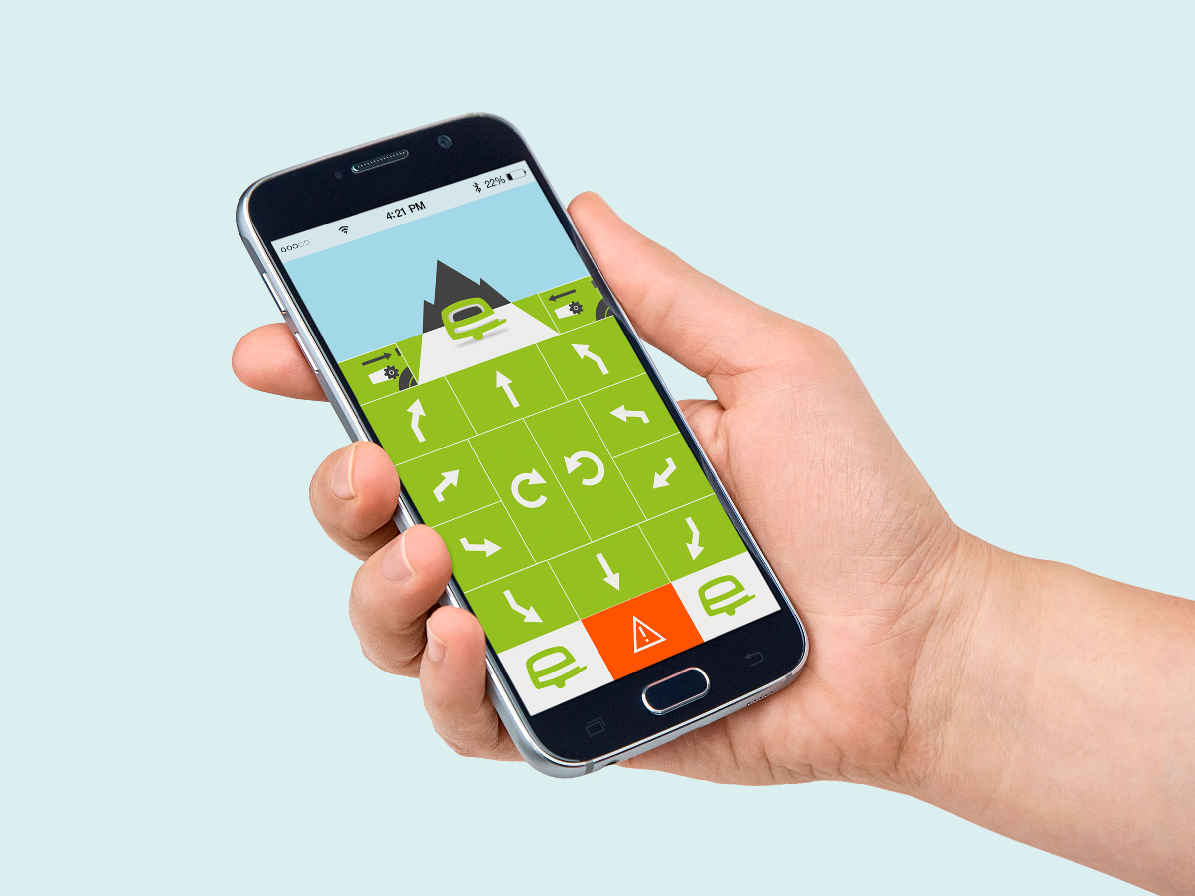 Mit der neuen App-Steuerung für alle easydriver-Modelle geht es smart auf Caravaning-Tour.