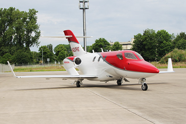 Der erste HondaJet in Europa. Foto und Copyright: Rheinland Air Service Der erste HondaJet in Europa. Foto und Copyright: Rheinland Air Service