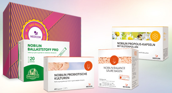 4 Vitalstoffpakete, ein Preis. 20 Jahre MEDICOM 4 Vitalstoffpakete, ein Preis. 20 Jahre MEDICOM