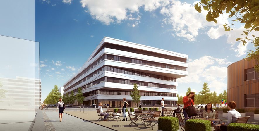 WOLFF& MÜLLER errichtet den Rohbau für das neue Labor- und Bürogebäude?SkyAngle?. (Bildquelle: S WOLFF& MÜLLER errichtet den Rohbau für das neue Labor- und Bürogebäude?SkyAngle?. (Bildquelle: S