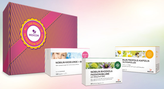 NOBILIN 3 Produkte, 1 Preis. 20 Jahre Medicom Qualität.