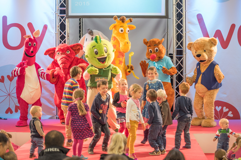 Spiel und Spaßauf der BABYWELT Showbühne