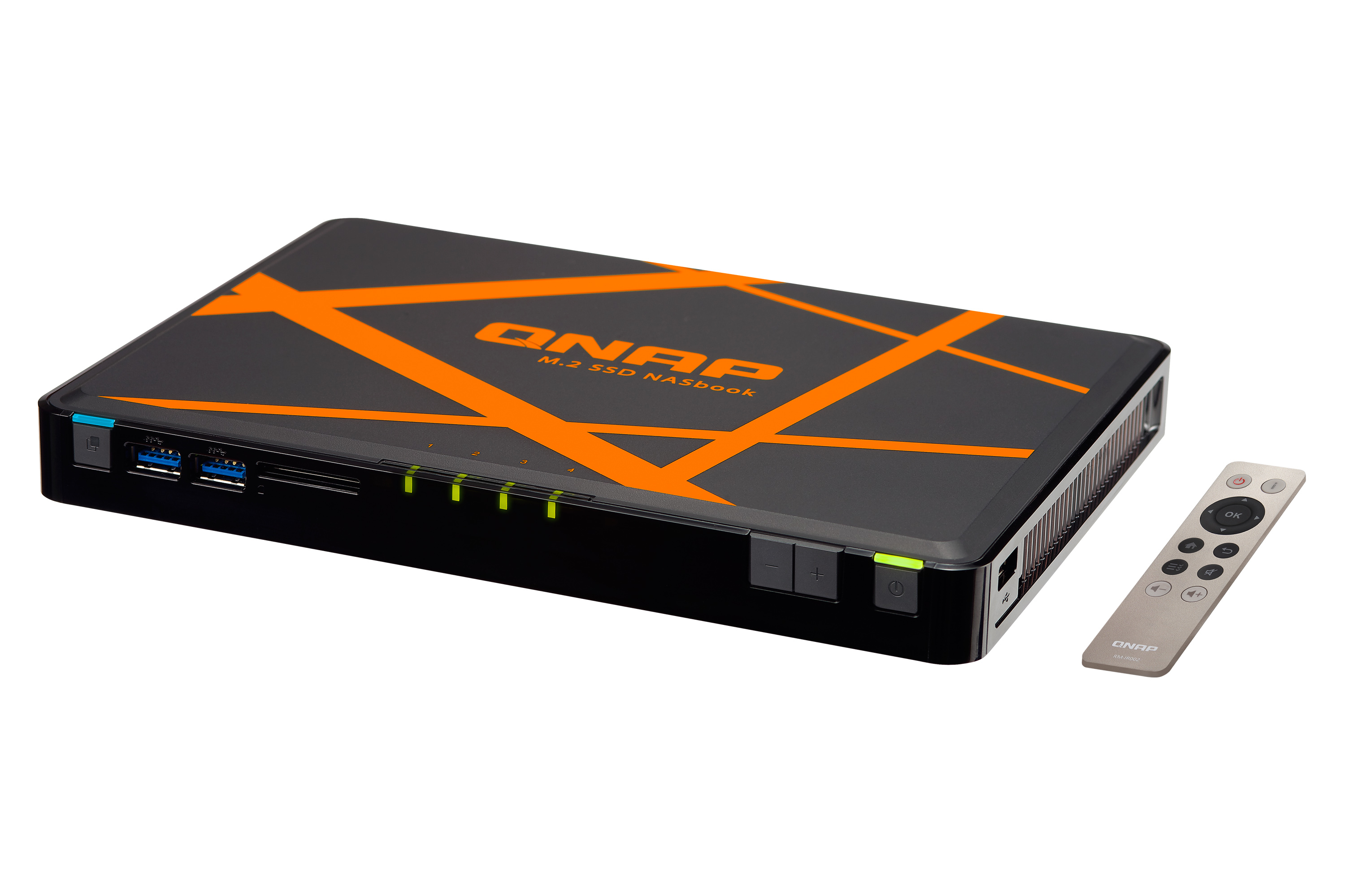 QNAP: Weltweit erstes M.2-SSD-NASbook TBS-453A mit hardwarebasiertem Netzwerk-Switch (Bildquelle: QN QNAP: Weltweit erstes M.2-SSD-NASbook TBS-453A mit hardwarebasiertem Netzwerk-Switch (Bildquelle: QN