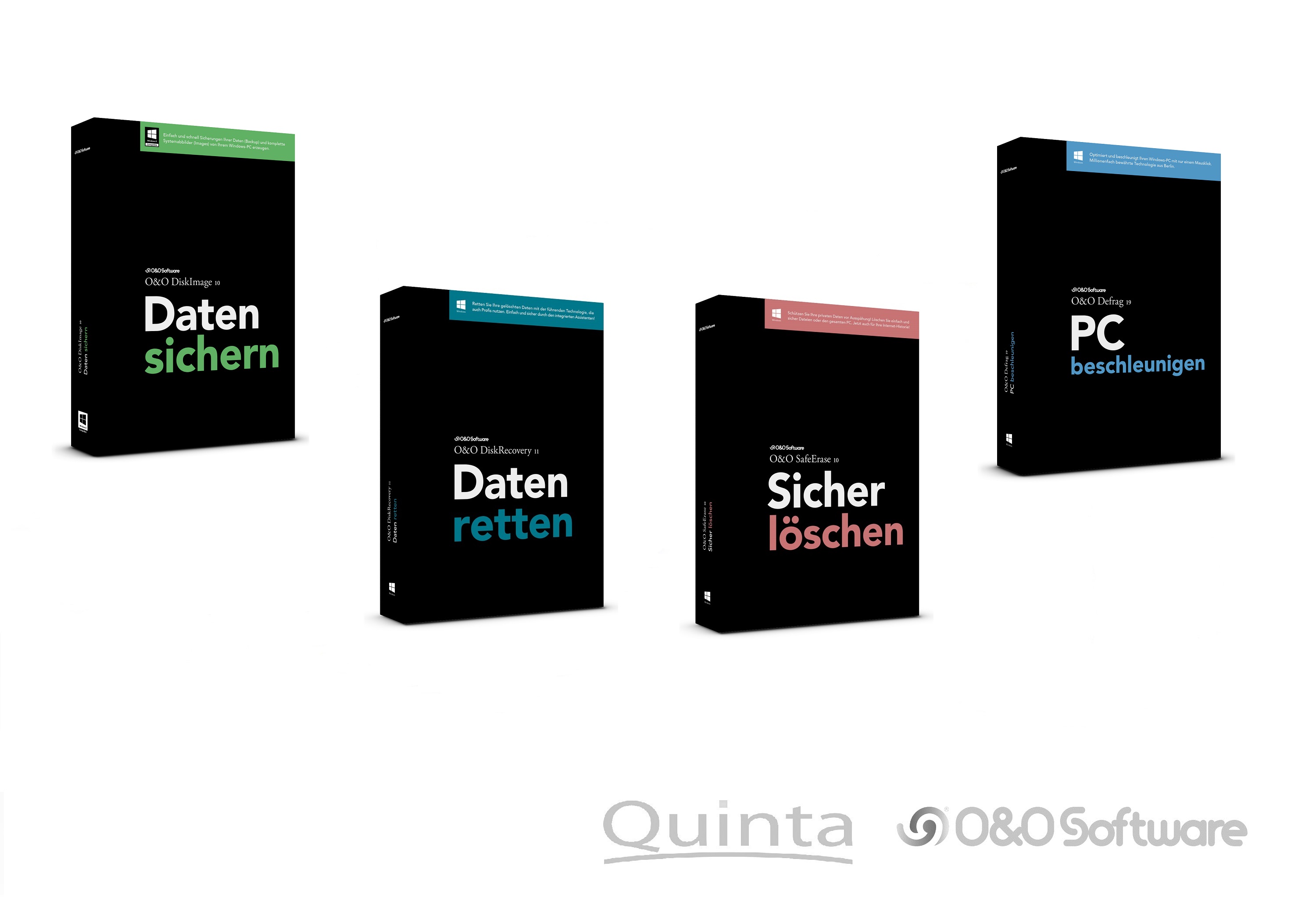 Die aktuellen Versionen von O&O Software im Überblick: DiskImage, DiskRecovery, SafeErase und Defrag
