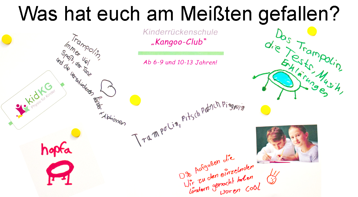 Eindrücke der Teilnehmer des Kangoo Clubs Eindrücke der Teilnehmer des Kangoo Clubs