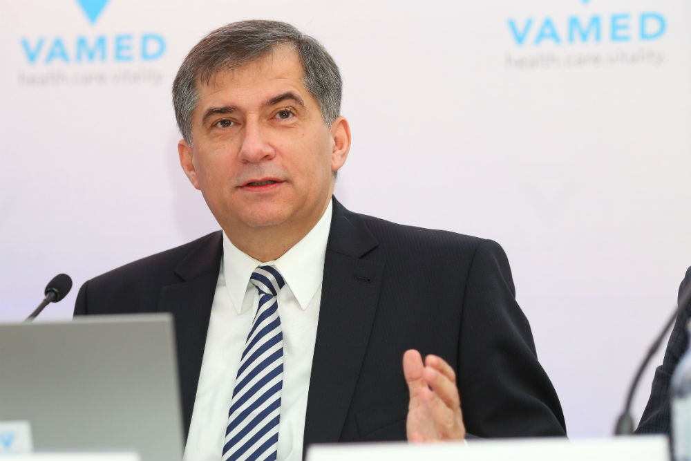 Dr. Ernst Wastler (Vorstandsvorsitzender der VAMED AG) Dr. Ernst Wastler (Vorstandsvorsitzender der VAMED AG)