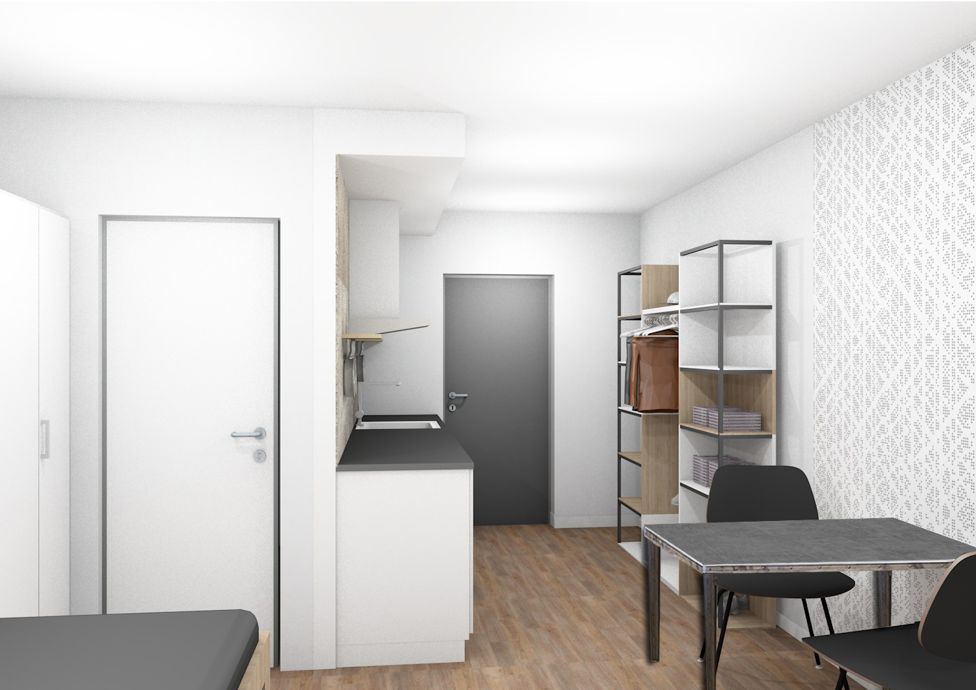 Die 25 bis 37 Quadratmeter großen Apartments von BE:AT in Ludwigsburg sind vollmöbliert. (Bildquelle Die 25 bis 37 Quadratmeter großen Apartments von BE:AT in Ludwigsburg sind vollmöbliert. (Bildquelle