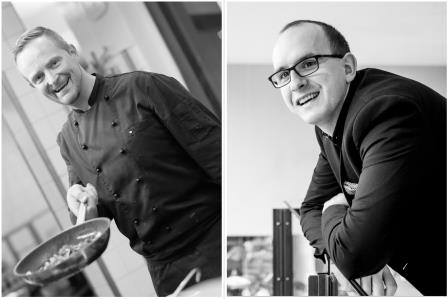 Dirk Schrey, Küchenchef & Philipp Amberg, Direktor Dirk Schrey, Küchenchef & Philipp Amberg, Direktor