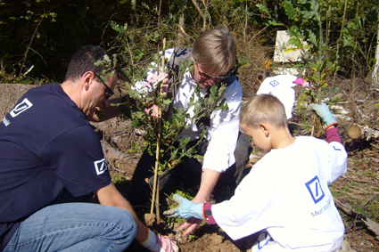 Bereits seit 2010 unterstützt die Deutsche Bank dasökologische Engagement des Trinkwasserwald e.V.