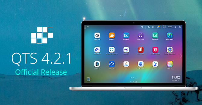 QNAP QTS 4.2.1: Upgrade ergänzt NAS-Firmware um Netzwerk- und virtuellen Switch, Proxyserver, Qsirch
