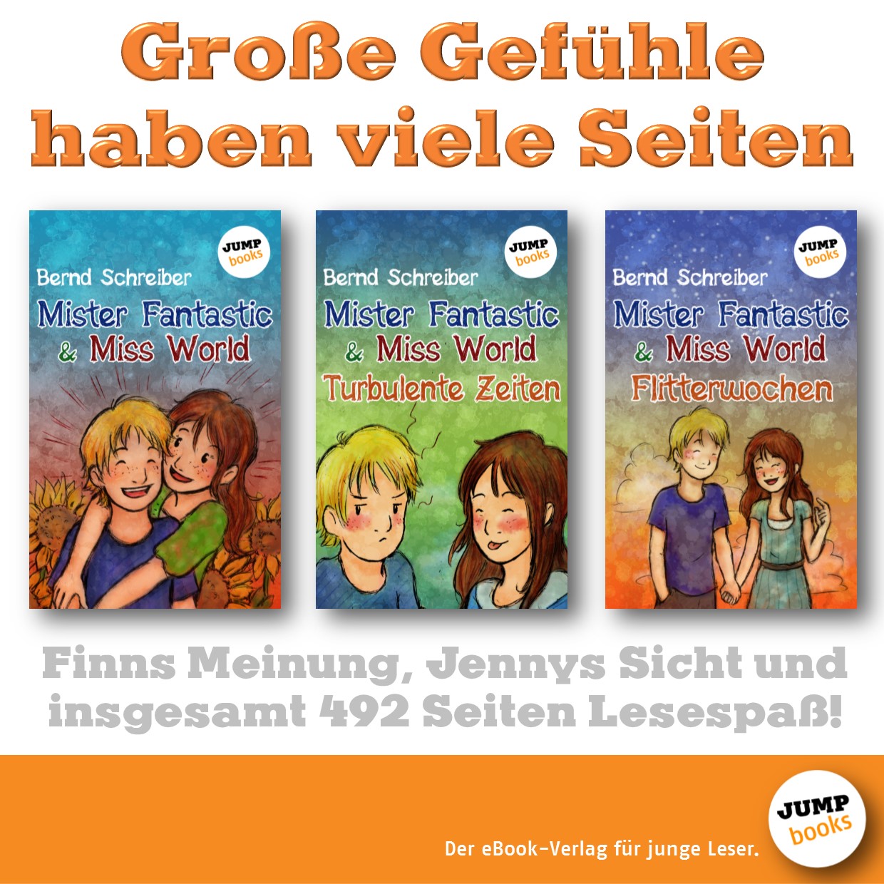 Der neue eBook-Verlag für junge Leser. (Bildquelle: jumpbooks, ein Imprint der dotbooks GmbH)