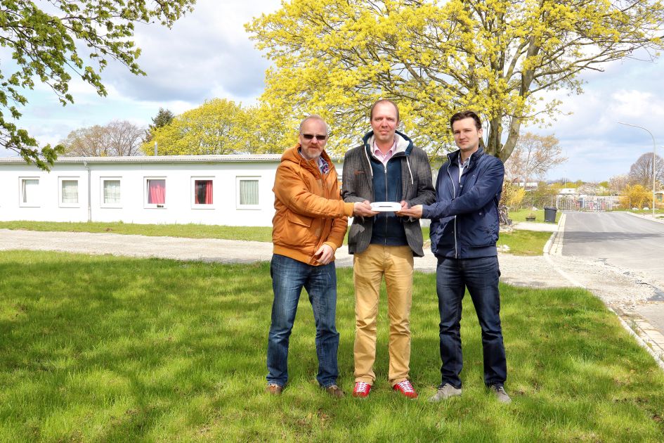 Wilko Frenzel (GF Aagon), Gregor Steinweg (Aagon) Alexander Junemann (GF Regetech) - vlnr Wilko Frenzel (GF Aagon), Gregor Steinweg (Aagon) Alexander Junemann (GF Regetech) - vlnr