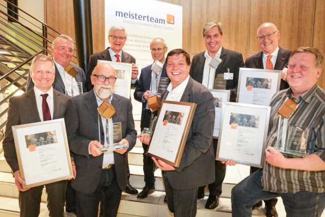 v.l.n.r.: T. Schley, E. Herbert, B. Lienkamp, B. Leffers, W. Scholz, T. Werner, U. Löther, R. Cordes