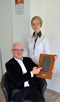 Thomas Wolf (C) 2016 - Alexandra Weißenbacher & Christian Rosin mit dem Europäischen Stahlbaupreis Thomas Wolf (C) 2016 - Alexandra Weißenbacher & Christian Rosin mit dem Europäischen Stahlbaupreis