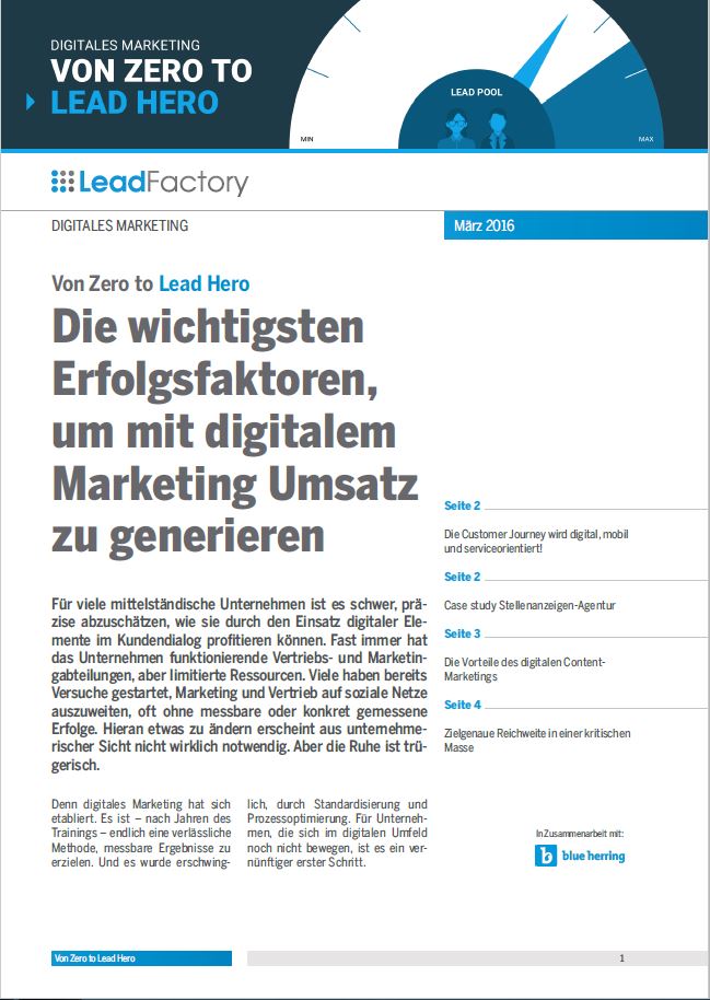 Erfolg mit digitalem Marketing