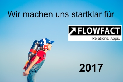 Wir machen uns startklar für FlowFact 2017
