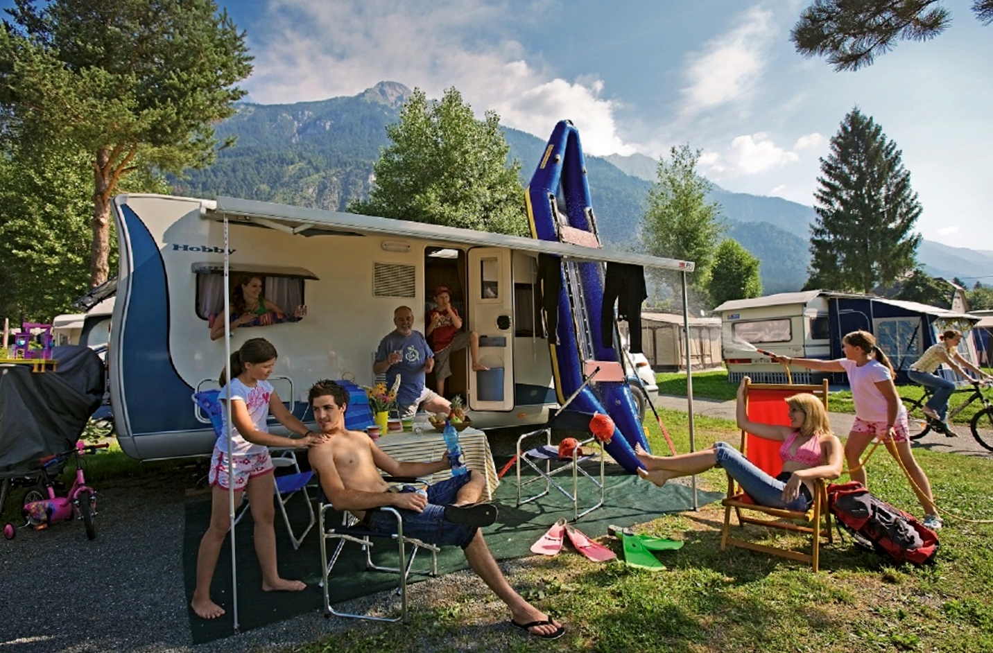 Zum Wohlfühlen: Camper haben bei den"Campingsternen" die Auswahl. (Foto: campingsterne.at)