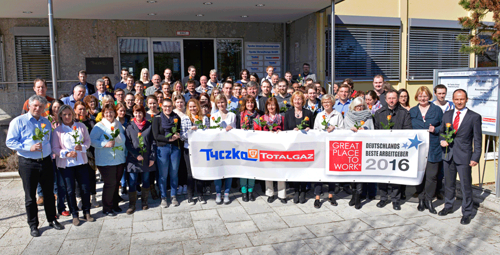 Zum 6. Mal in Folge: Tyczka Totalgaz ist einer der 100 besten Arbeitgeber Deutschlands