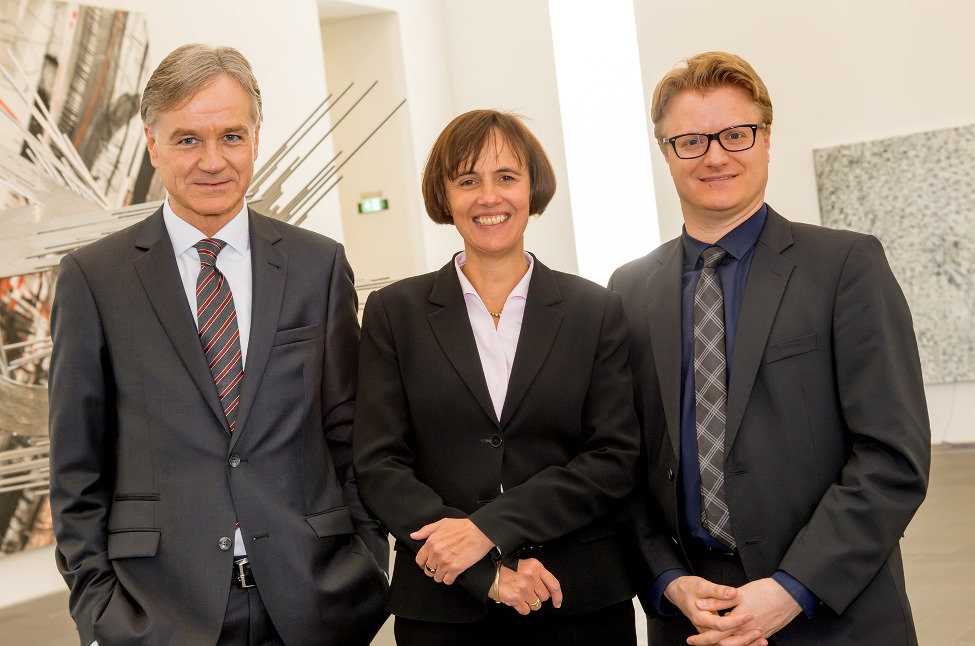 V.l.n.r.?Dr. Michael Kußmann, Dr. Ina-Maria Böning, Holger Gottesmann