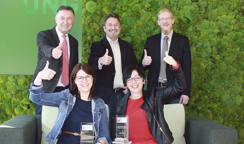 von links: Erwin Ballis, Sandra Hartmann, Dieter Moosheimer, Marianne Schlamp, Dirk Eichler