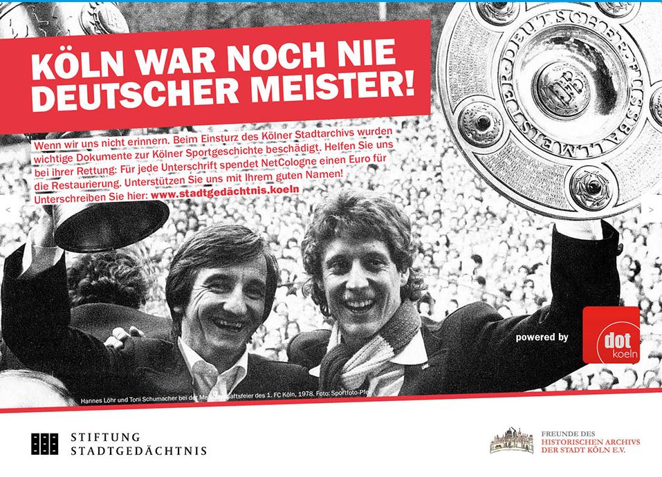 Ein Plakatmotiv der Kampagne