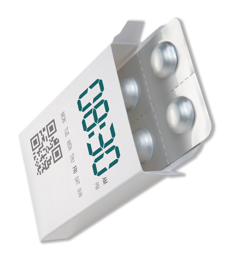 Mit neuen digitalen Merkmalen unterstützen zukünftig Pharmaverpackungen die Therapie. (Bildquelle: E Mit neuen digitalen Merkmalen unterstützen zukünftig Pharmaverpackungen die Therapie. (Bildquelle: E