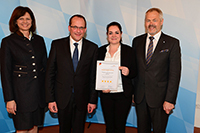 Novotel, 4 Sterne. I. Aigner, J. Fuchs, B. Ziolo und U. N. Brandl, v.l.n.r. (Foto: DEHOGA Bayern).