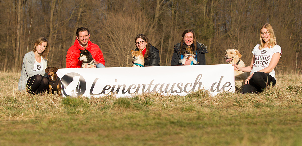 Das Münchner pets Premium Teamübernimmt Leinentausch