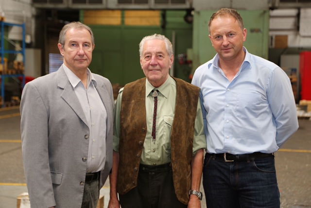 ( von l.n.r ) Michael Marciniak-Gf,Anton W. Bröhl Gf-Gesellschafter, Thomas Schneider-Gf