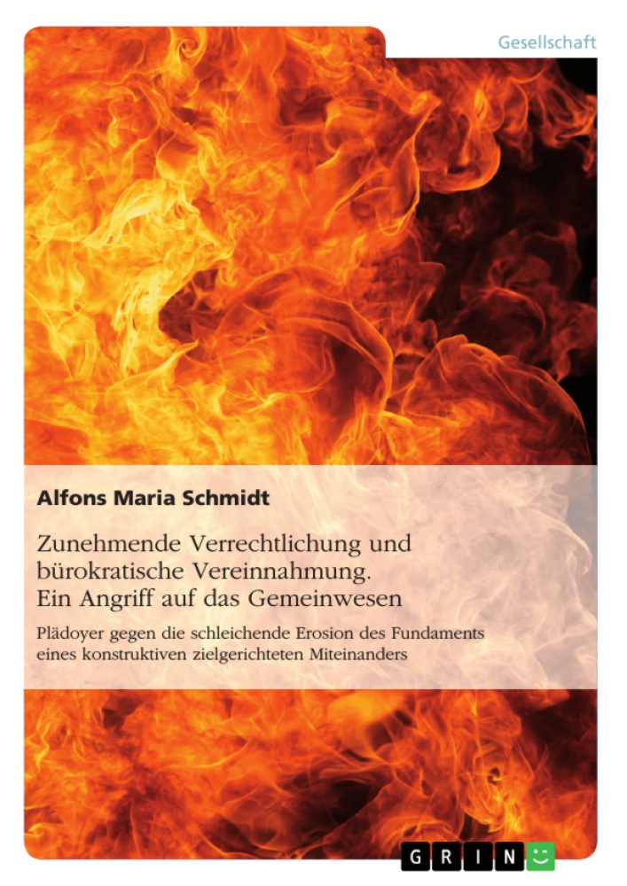 Cover zu"Zunehmende Verrechtlichung und bürokratische Vereinnahmung" (Bildquelle: fluke sa
