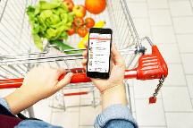 Die myFoodMap-App im Einsatz: Einkaufen leicht gemacht. Die myFoodMap-App im Einsatz: Einkaufen leicht gemacht.