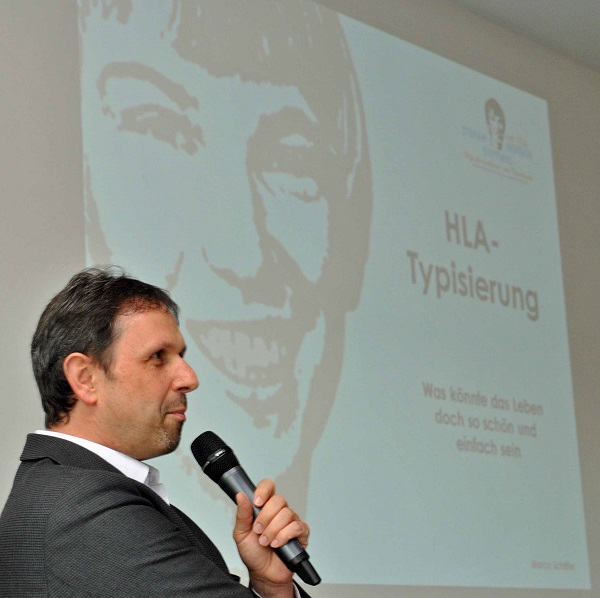 Dr, Marco Schäfer, Leiter des HLA-Labors der Stefan-Morsch-Stiftung