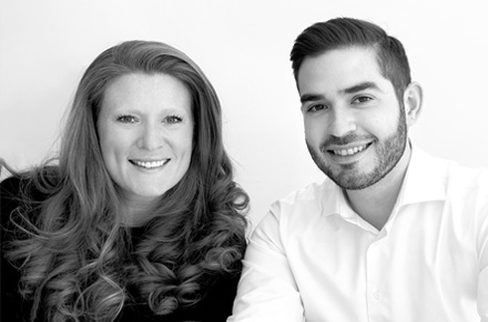 Vanessa Bouwman und Roberto Collazos Garcia, Geschäftsführung We Are Social Vanessa Bouwman und Roberto Collazos Garcia, Geschäftsführung We Are Social