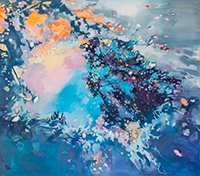 Gisela Krohn - Laichplatz 3, 160 x 180 cm, 2010 Gisela Krohn - Laichplatz 3, 160 x 180 cm, 2010