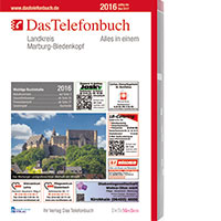 Das Telefonbuch für den Landkreis Marburg-Biedenkopf liegt zur Abholung bereit.