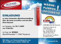 Informationsabend zu Wärmepumpen von Heliotherm Informationsabend zu Wärmepumpen von Heliotherm