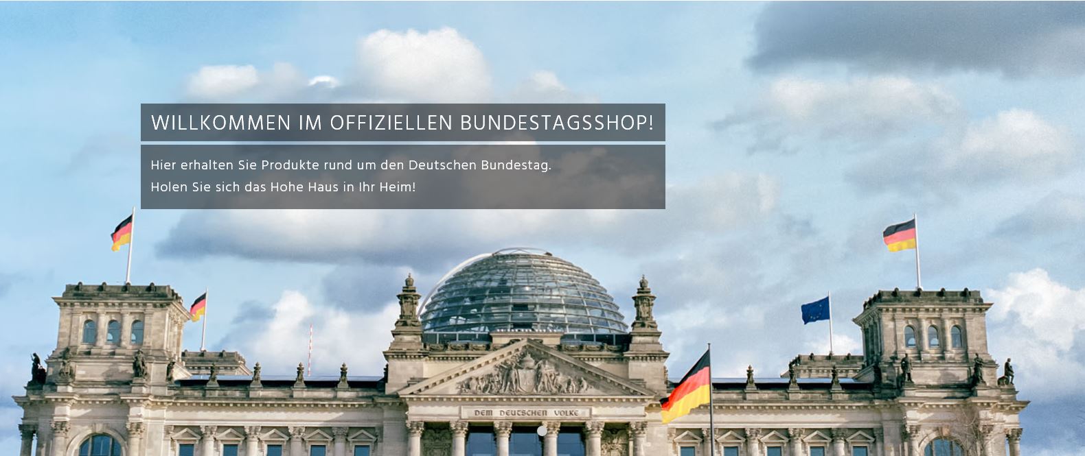 Bundestagsshop basiert auf Gambio