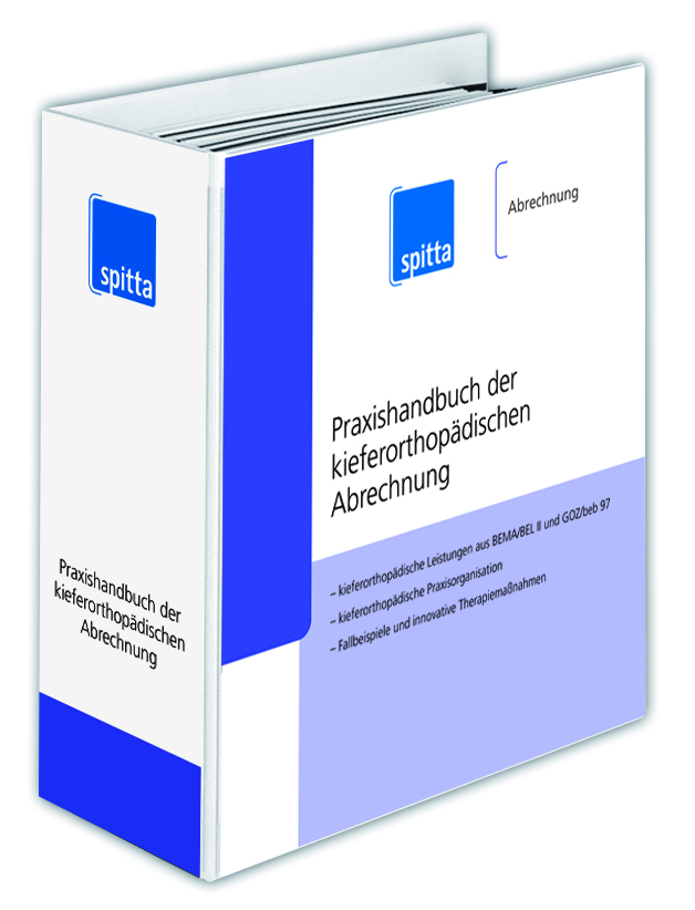 Cover: Praxishandbuch der kieferorthopädischen Abrechnung Cover: Praxishandbuch der kieferorthopädischen Abrechnung