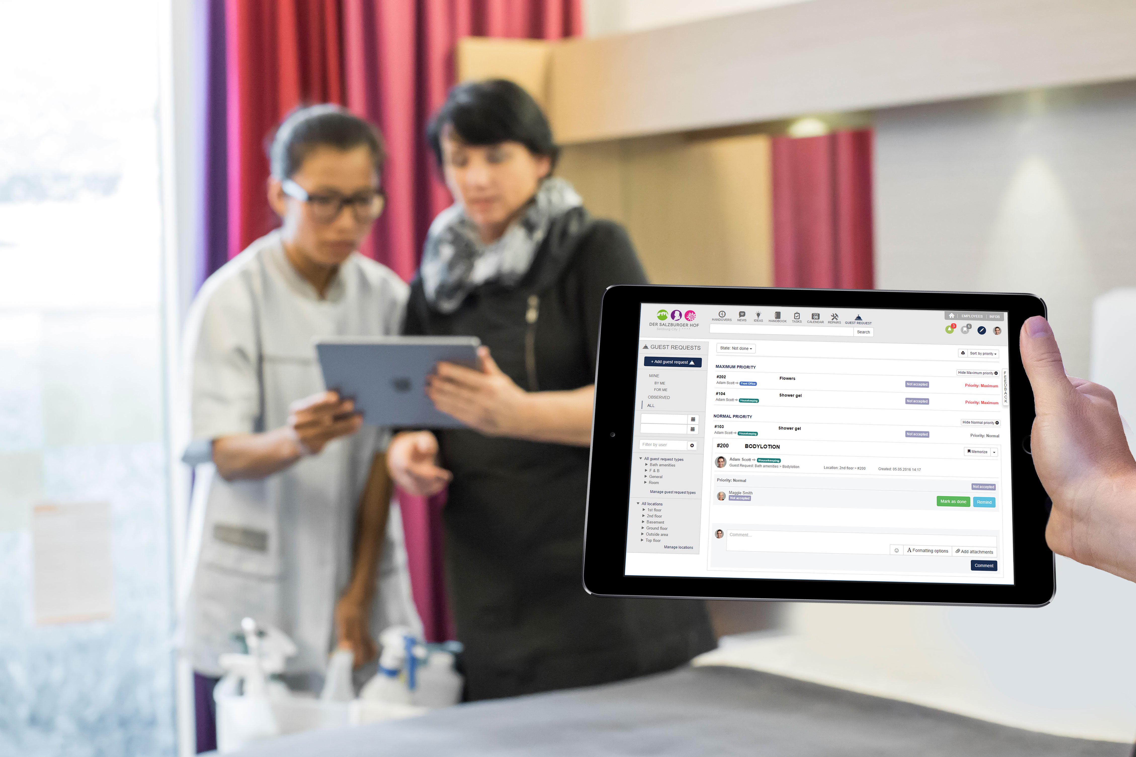 Hotel Operations- und Communication Software hotelkit.