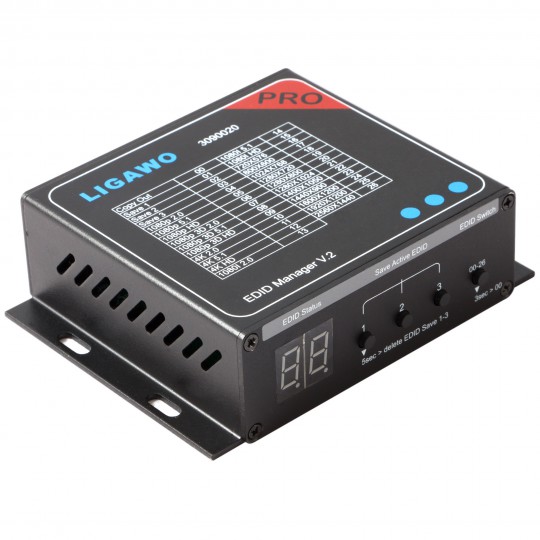 Ligawo ® 3090020 HDMI EDID Manager V2 + EDID Save Option Ligawo ® 3090020 HDMI EDID Manager V2 + EDID Save Option