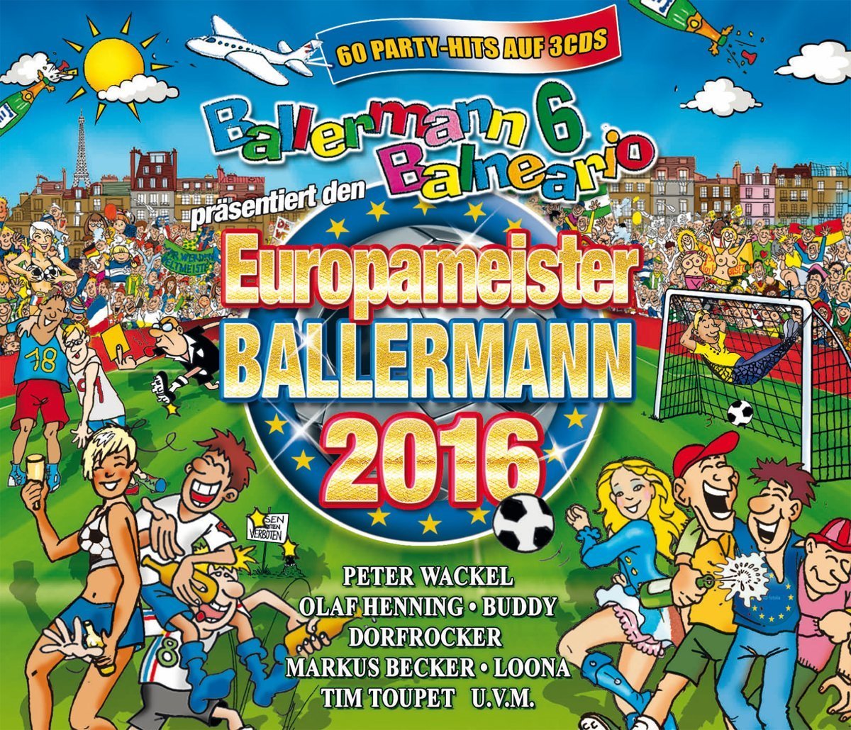 Die besten Fußballhits! Der Europameister BALLERMANN 2016 (Bildquelle: DA Music, Diepholz)
