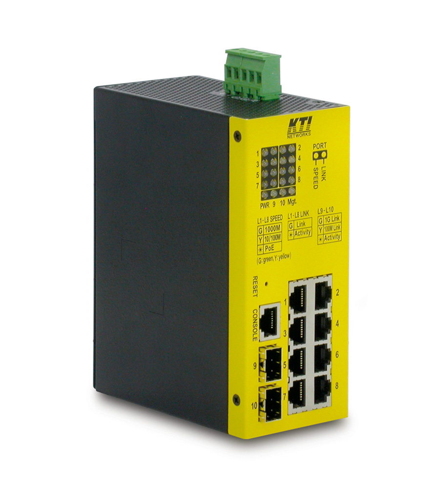 PoE-Switch und Aufwärtswandler: der KGS-1064-HP von KTI PoE-Switch und Aufwärtswandler: der KGS-1064-HP von KTI