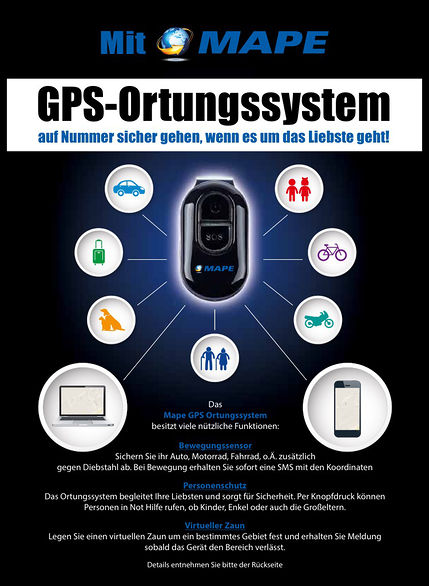 MAPE GPS ORTUNGSSYSTEM