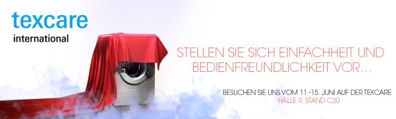 Speed Queen auf der Texcare 2016 Speed Queen auf der Texcare 2016